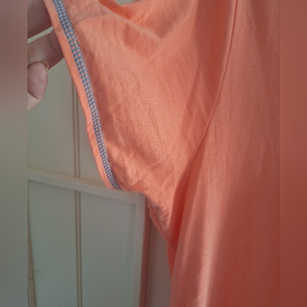 Rene Rofe Orange and Blue Seashell Sleepwear - Picture 3 of 11